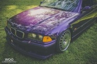 WOO新款高光金屬藍紫(寶馬M3 E46車身改色貼膜案例)