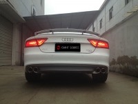 Audi 奥迪A7改装遥控阀门排气 S7巨源giantsource可变声浪中尾端8