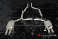 寶馬5系520 525LI排氣中尾端 F10F18改裝giantsource遙控閥門排氣