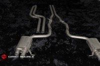 寶馬5系GT改裝巨源中尾端 BMW528 535i遙控閥門(mén)giantsource排氣管