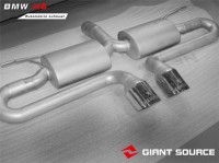 寶馬X6 X5改裝HAMANN中出尾端 巨源giantsource排氣管 哈曼后包圍