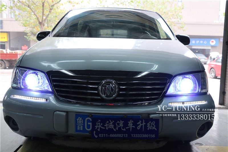 【永誠汽車】石家莊別克GL8改燈，Q5透鏡+飛利浦4200K氙燈+歐司朗安定器