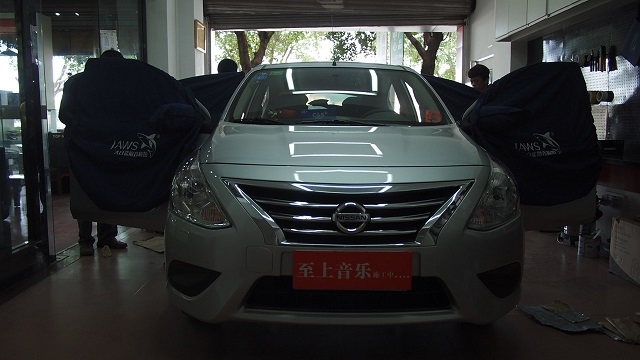 【韶關(guān)汽車音響專業(yè)店】日產(chǎn)陽光改裝惠威4號優(yōu)惠套餐，“欲望”的滿足。
