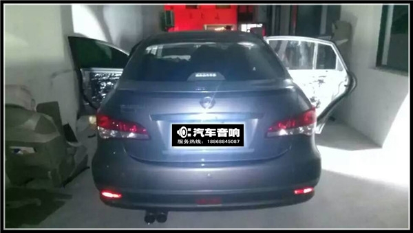 日產(chǎn)軒逸改裝LBL音響+車門隔音 杭州魔雷汽車音響改裝