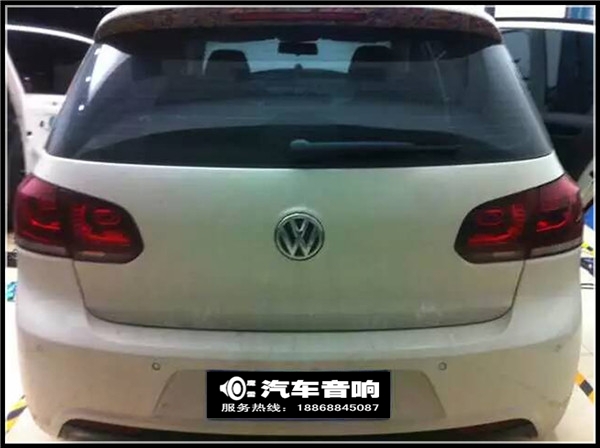 大眾高爾夫汽車音響改裝 杭州魔雷汽車音響改裝