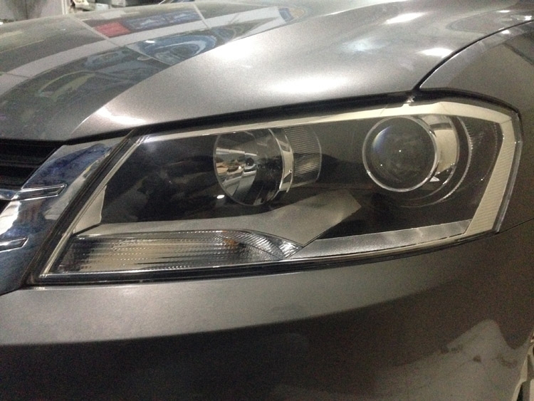 大眾朗逸  車燈升級改裝 德國海拉五代透鏡 北京改燈