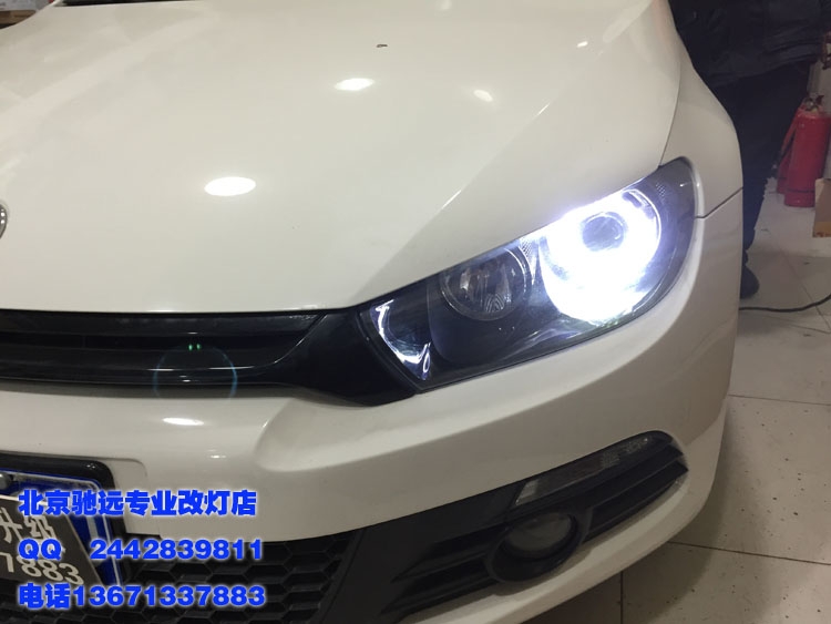 大眾尚酷 車燈增亮改裝 北京改燈