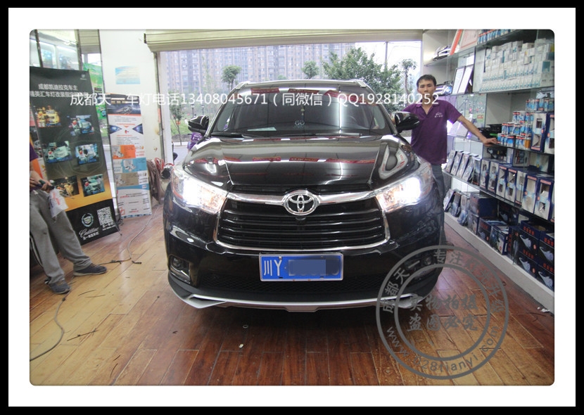 成都新漢蘭達(dá)車燈改裝雙光透鏡霧燈升級(jí)氙氣燈雙光透鏡