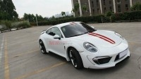保時捷911大包圍 保時捷991 911改裝Topcar寬體打大包圍尾翼輪眉保險杠