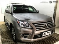 WOO特效電光金屬銅灰（雷克薩斯LX570車身改色貼膜案例）