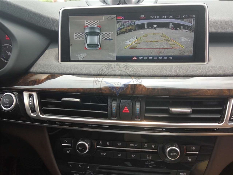 宝马X5改装360全景行车记录仪 3D鸟瞰  安全行车