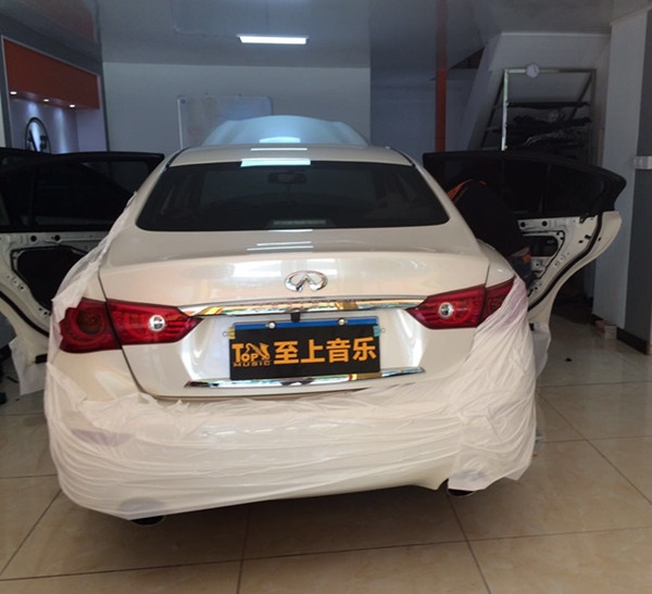 韶關(guān)英菲尼迪Q50L搭配歌劇世家的汽車音響改裝 盡顯音樂(lè)魅力
