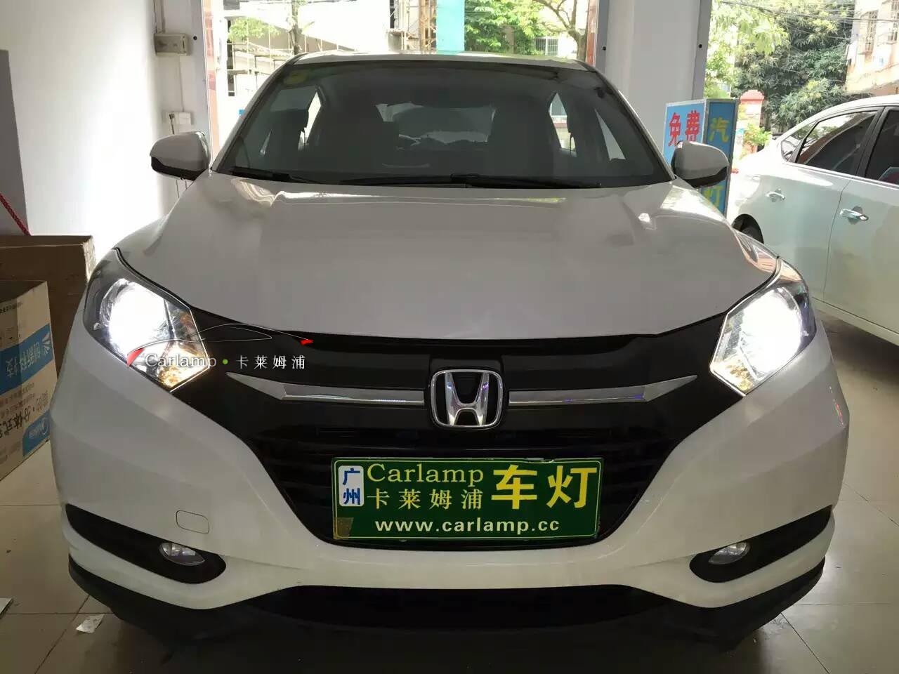【廣州專業(yè)改燈】本田繽智 大燈改裝：海拉5雙光透鏡+巖崎氙氣燈套餐【廣州Carlamp車燈改裝案例】