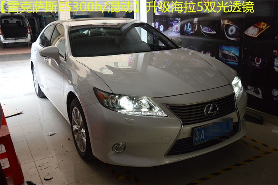 廣州番禺【炬承車燈】升級改燈雷克薩斯ES300H改裝海拉5