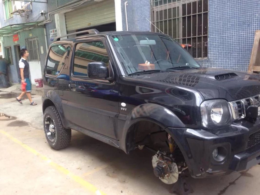 吉姆尼改裝APracing剎車套裝