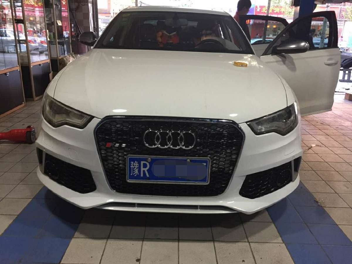 《河南飛翔車尚改》南陽車友奧迪A6預約進店硬件改裝