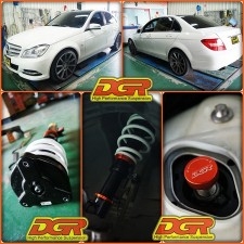 難得一見的奔馳C300上DGR減震