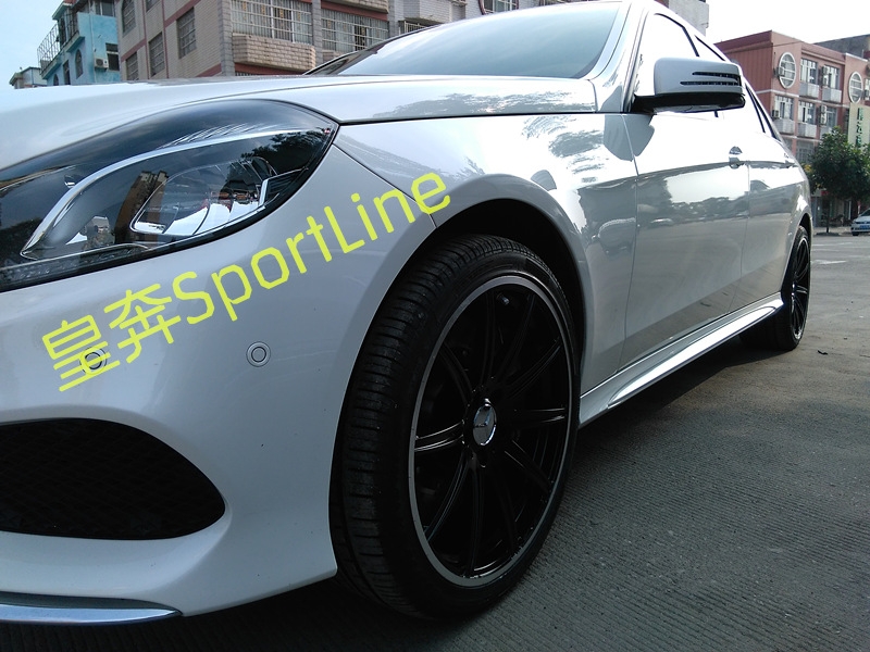 奔馳E260L升級19寸AMG輪轂剎車