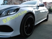 奔馳E260L升級(jí)19寸AMG輪轂剎車