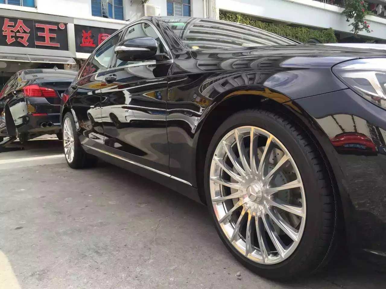 奔馳 S400 升級 20寸 S65 鍛造，完工