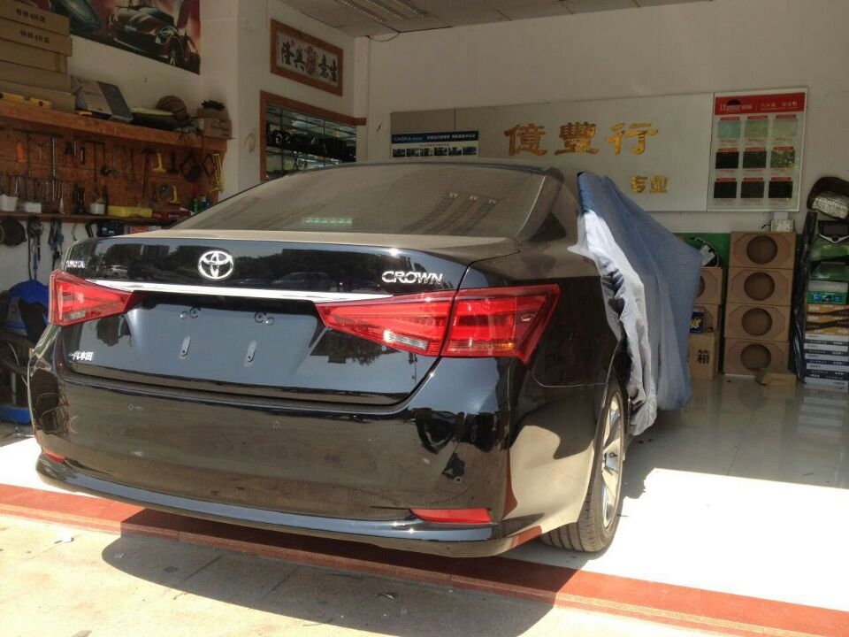 中山億豐行汽車影音.著重音之味——豐田皇冠改裝丹麥紳士寶汽車音響