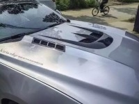14-15新款野馬Mustang改裝碳纖維樹(shù)脂開(kāi)孔引擎蓋