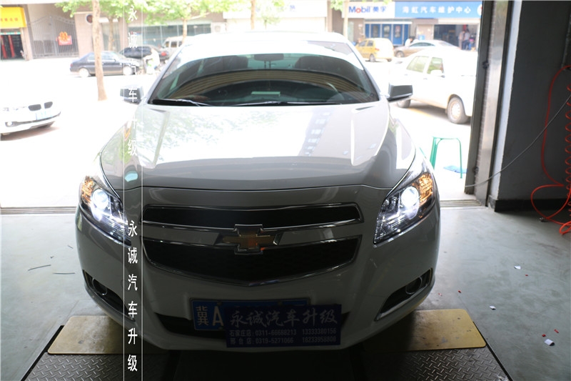 【永誠(chéng)汽車】石家莊專業(yè)改燈，邁銳寶改裝Q5小糸透鏡+歐司朗5500K氙氣燈