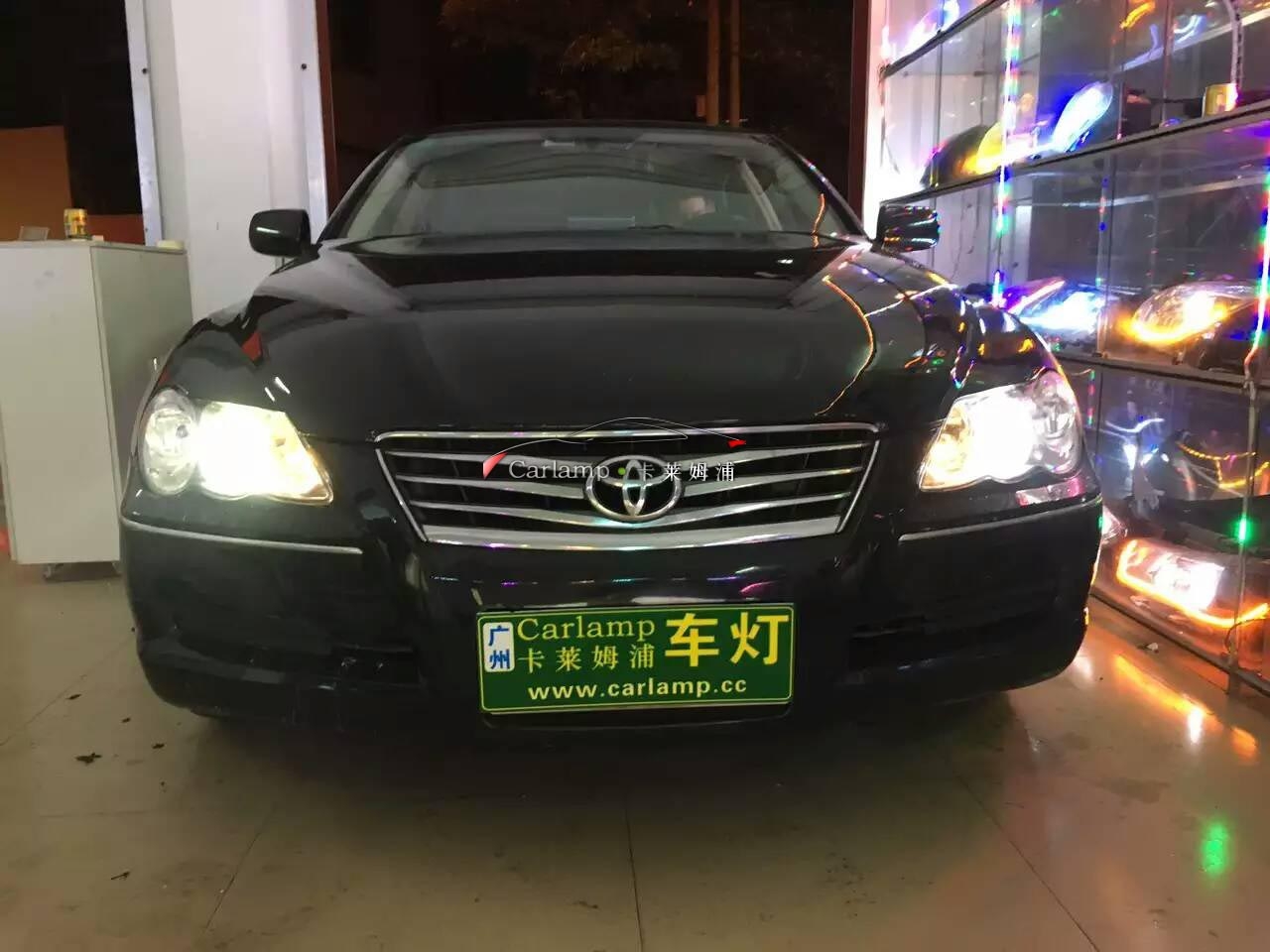 【廣州專業(yè)改燈】豐田老款銳志大燈改裝：海拉5雙光透鏡+氙氣燈套餐【廣州Carlamp車燈改裝案例】