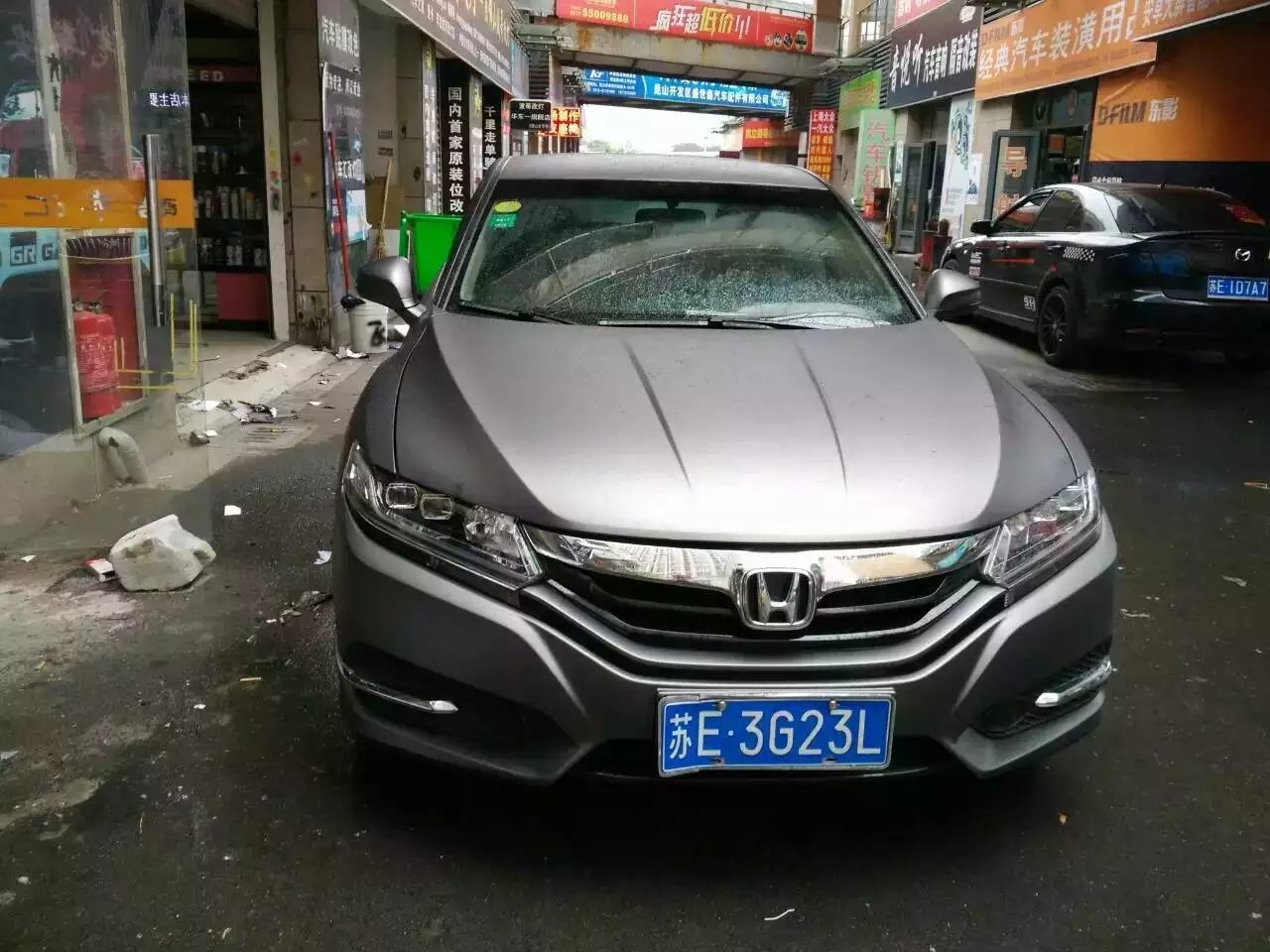 昆山思鉑睿貼戰(zhàn)斗灰 昆山酷車匯改色
