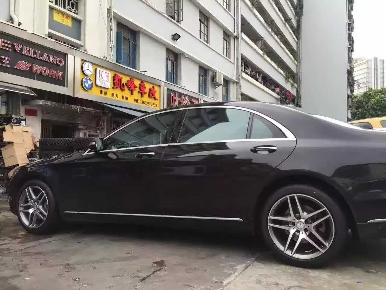 奔馳，升級(jí) S550 原裝 19寸 完工