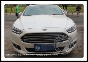 成都新蒙迪歐改燈氙氣燈雙光透鏡LED日行燈總成