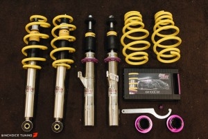 Volkswagen 高爾夫R 更換升級 KW V3 絞牙減震器