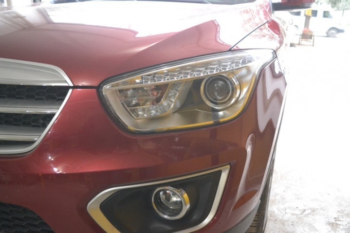 X80車燈透鏡改造 奔騰大燈改氙氣燈 日行燈邢臺恒信汽車改燈店