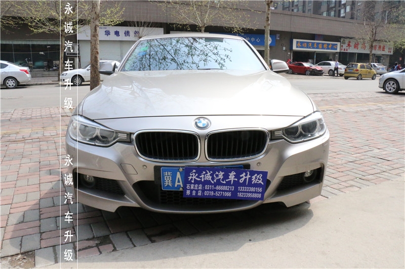 【永誠汽車】石家莊寶馬三系改原廠行車記錄儀，雙色氛圍燈，X5 10.2寸大屏