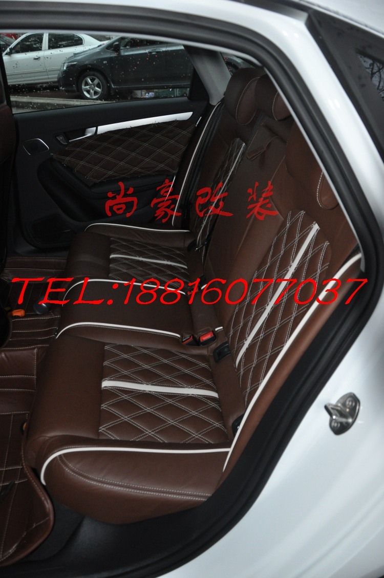 奧迪A4L真皮座椅門(mén)板改裝