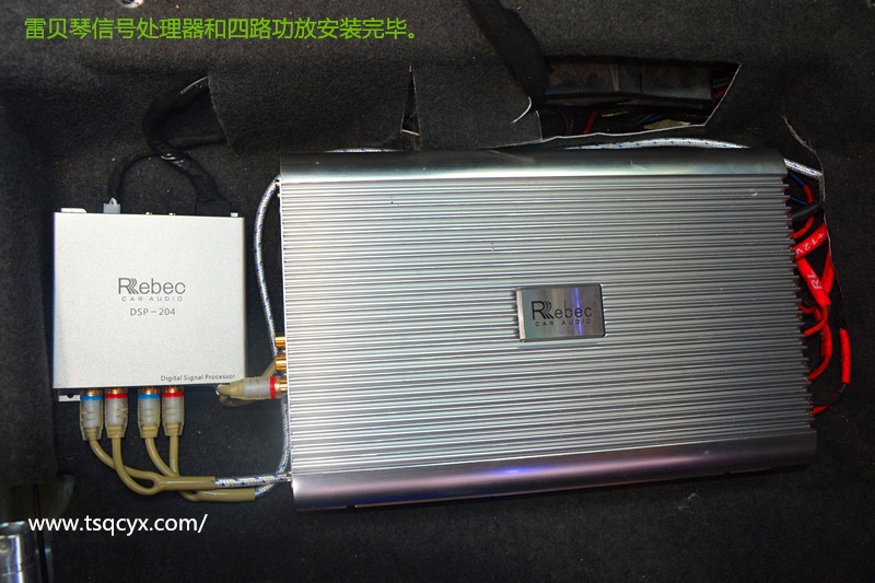 現(xiàn)代索納塔汽車音響改裝施工案例 唐山博納