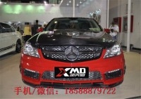 奔馳 W204 C180C200C260C300 改裝Prior-Design款 寬體大包圍排氣 前杠 后杠 側(cè)裙 輪眉