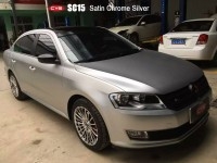 南昌 大眾邁騰綢緞冰銀 車身改色貼膜  汽車貼膜