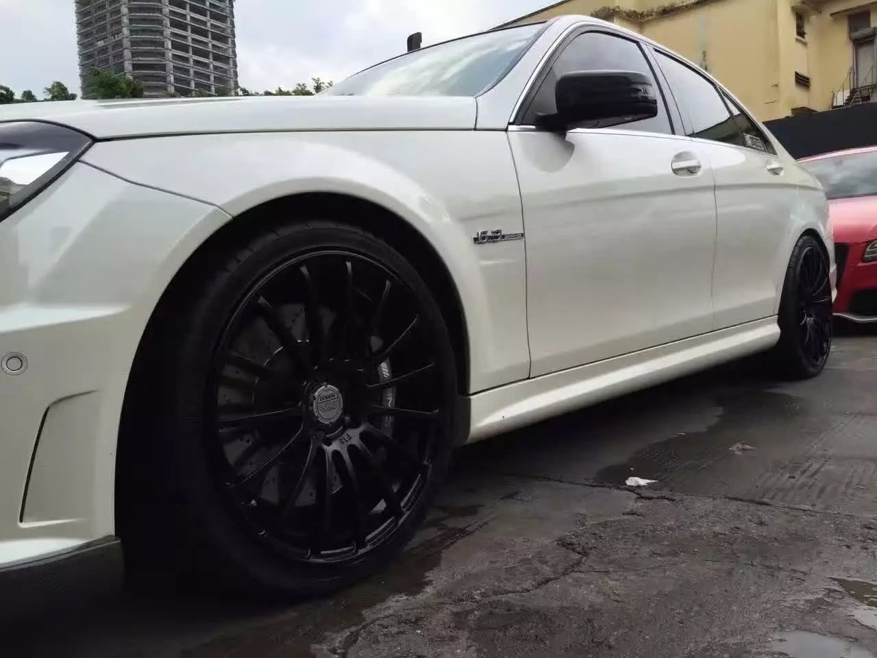 奔馳 C63 裝19  橫濱 ADVAN F15
