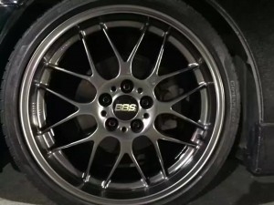 皇冠，換19寸 鍛造 BBS 完工。