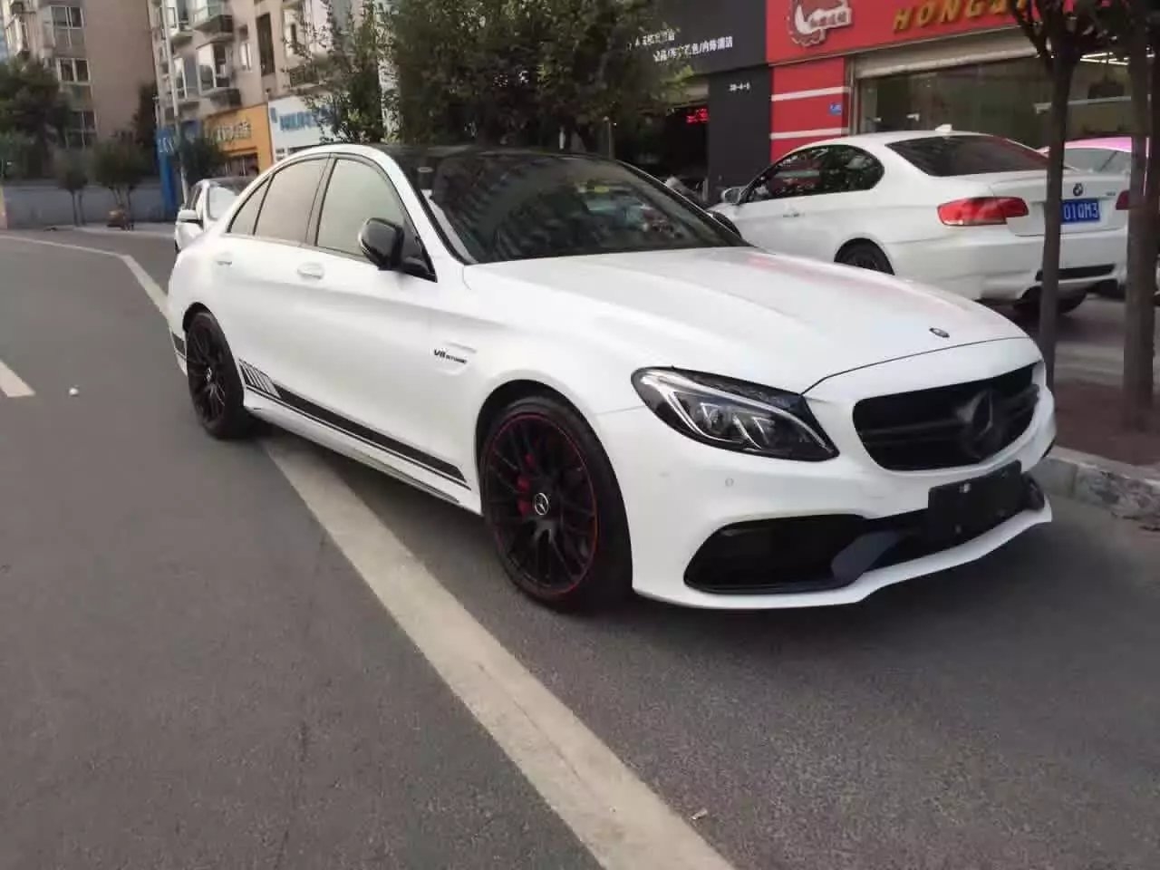奔馳，裝C63S 原裝 19寸