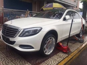 感謝朋友發(fā)來大餅裝車效果圖．朋友很滿意！