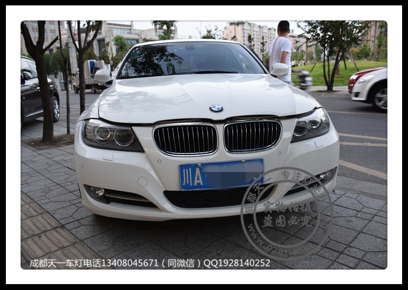 成都寶馬3系車(chē)燈改裝升級(jí)海拉5透鏡歐司朗氙氣燈
