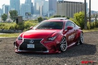 雷克薩斯RC200t F SPORT寬體 RC改裝ROCKET BUNNY 大小包圍 尾翼