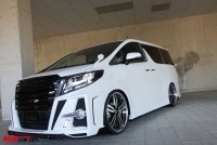 新款埃爾法改裝ZEUS大包圍 原車運動版阿爾法升級MZSPEED前杠尾翼