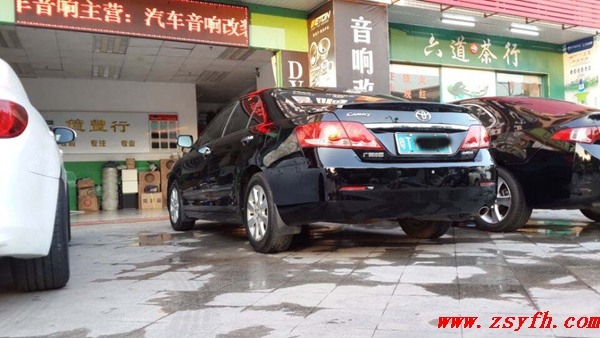 中山億豐行汽車音響改裝.未雨綢繆——豐田凱美瑞倒模主機歌樂786