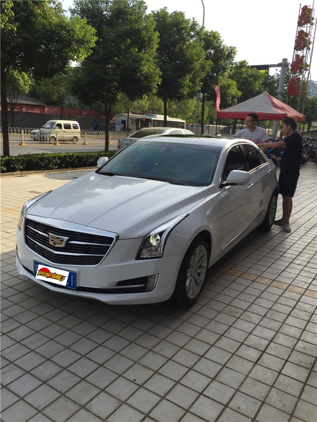 凱迪拉克全車(chē)龍膜隔熱膜 --四季貼膜南湖大道店出品