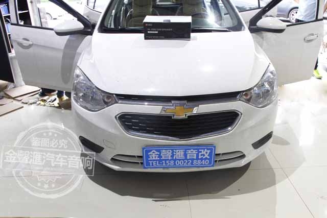 【廣州金聲匯】雪佛蘭樂(lè)風(fēng)惠威NT600前門(mén)隔音汽車(chē)音響改裝案例
