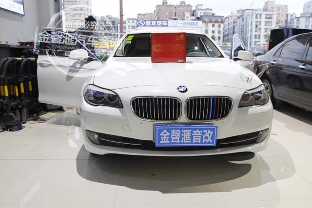 【廣州金聲匯】寶馬汽車音響改裝升級(jí)愛威V3小鋼炮