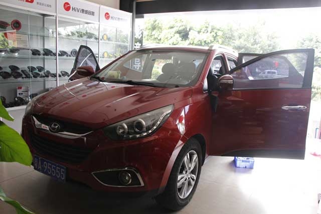 【廣州金聲匯】現(xiàn)代ix35升級(jí)惠威汽車(chē)音響——觸碰心底的旋律
